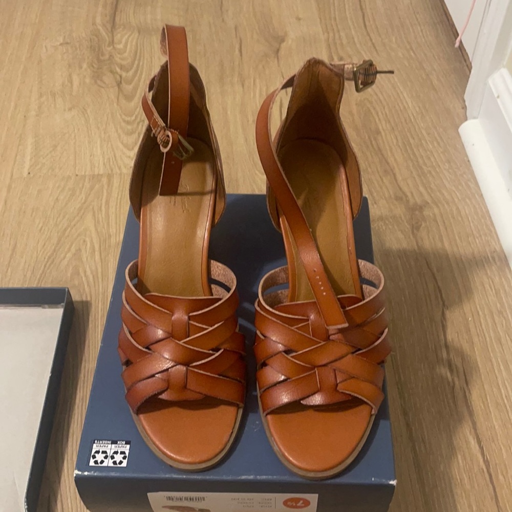 brown spring heels